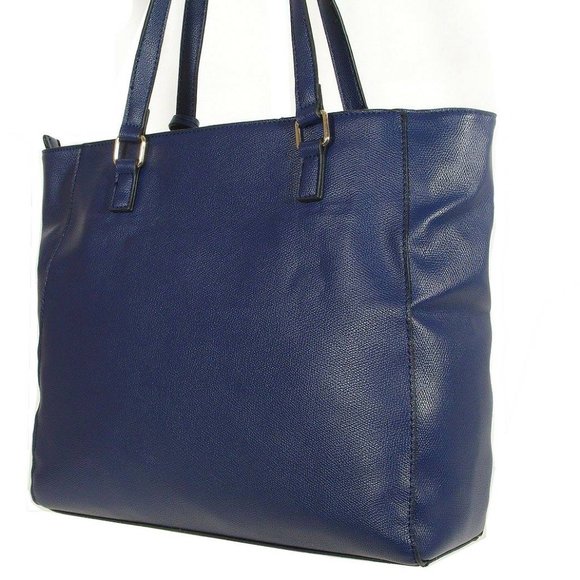 Mario Valentino large navy blue shoulder bag - Picture 2 of 4